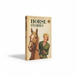 The American Girl Book of Horse Stories Vintage Hardcover Book retro horse girl